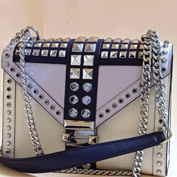 MICHAEL KORS Whitney Large Studded Saffiano Leather Bag - Picture 1 of 5